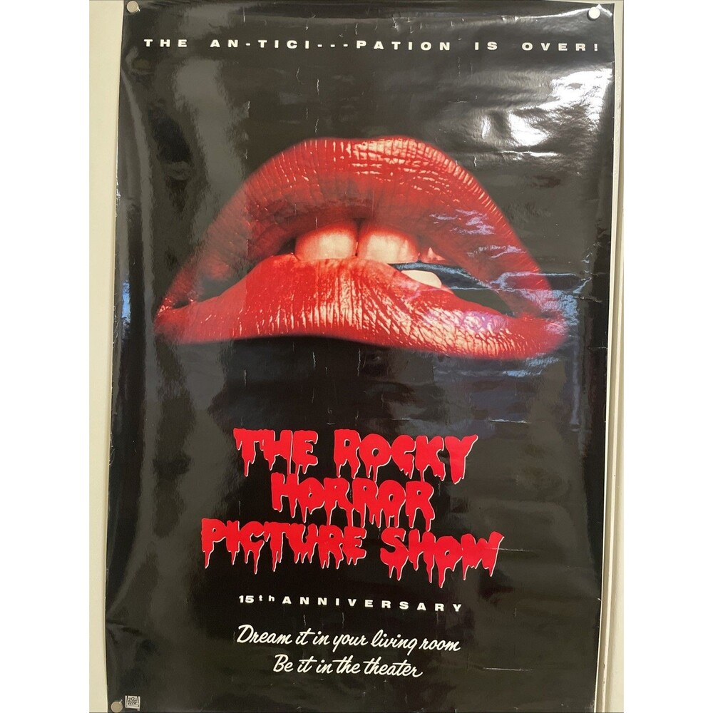 Poster: The Rocky Horror Picture Show: 15th Anniversary: promo original   1990